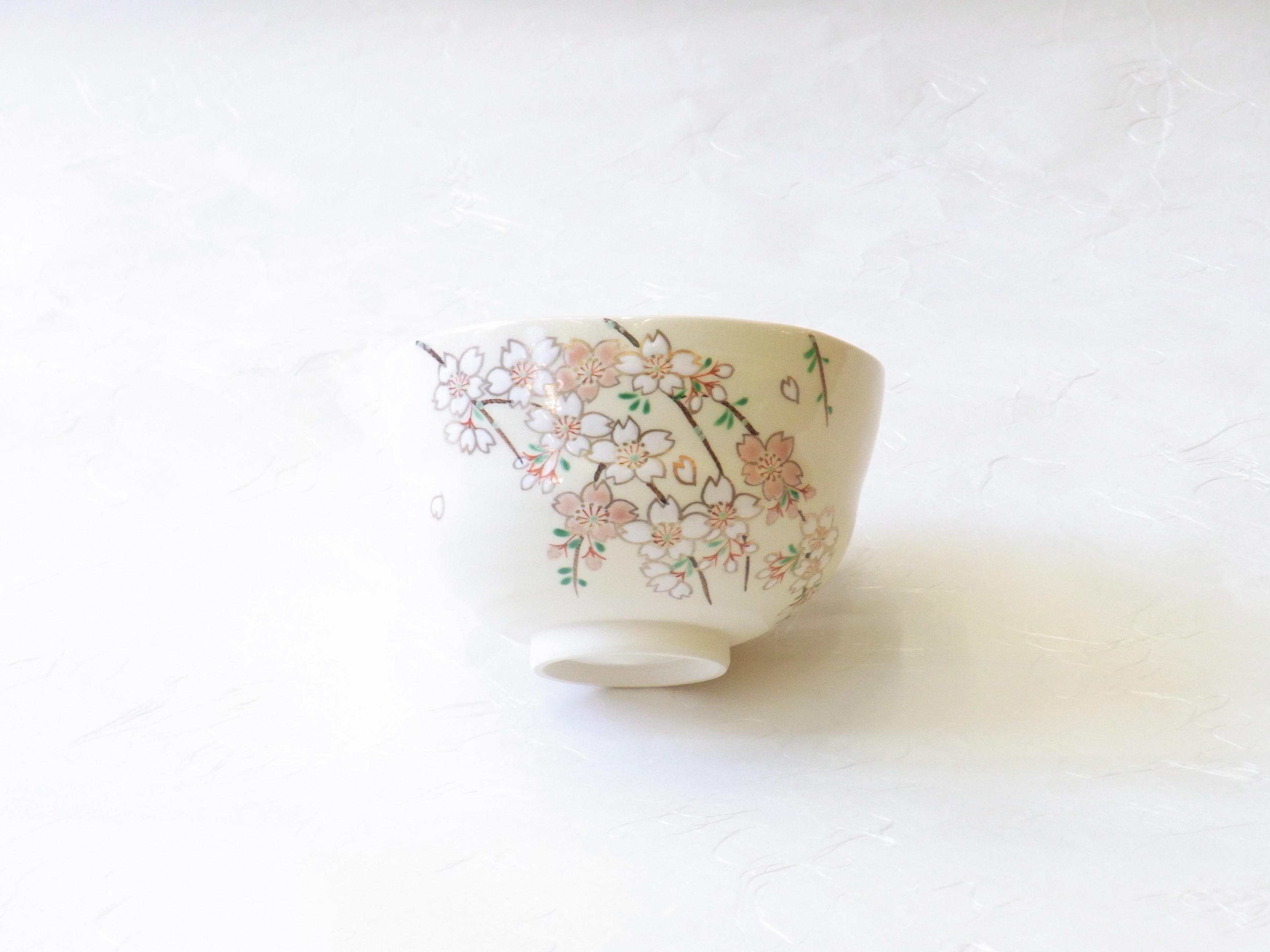 清水焼 尚音 作 仁清 桜 抹茶碗 | 小林漆陶 映える器ギャラリー