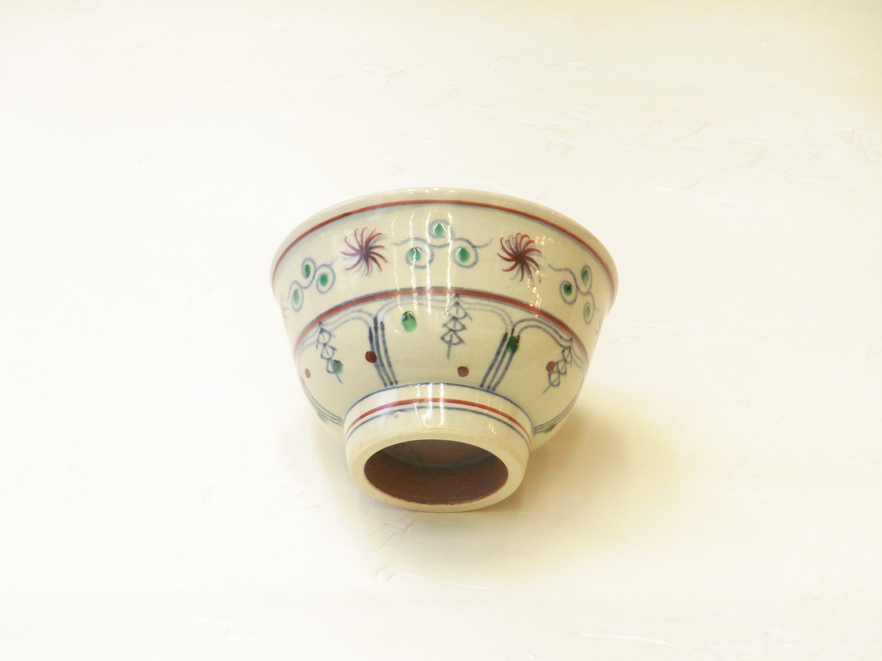 尾高焼 楽山窯 紅安南 抹茶碗 | 小林漆陶 映える器ギャラリー 岐阜市 