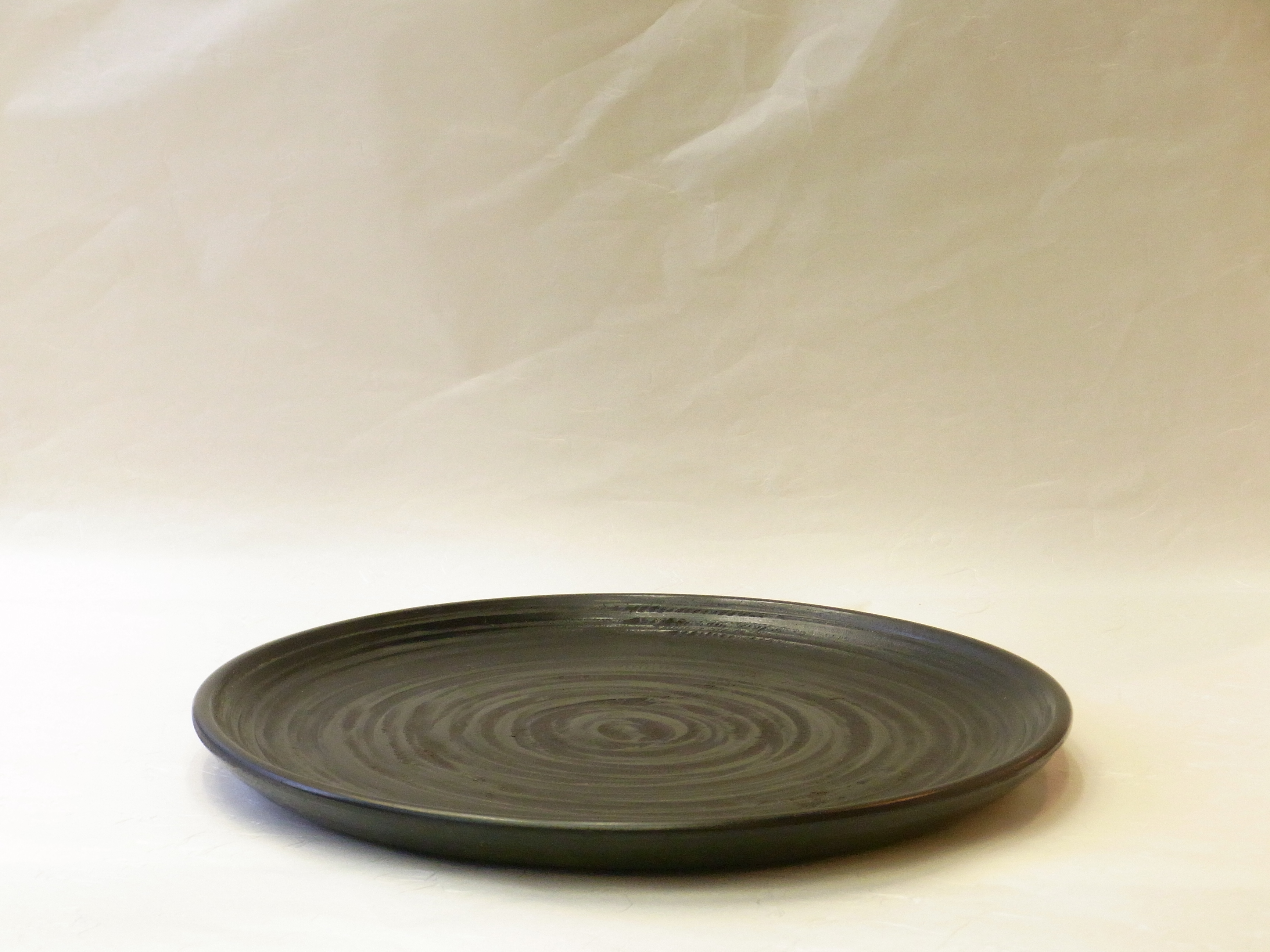 讃岐塗 丸盆 ホーロク型 １尺3寸 象谷塗（39㎝）伝統工芸品 | 小林漆陶