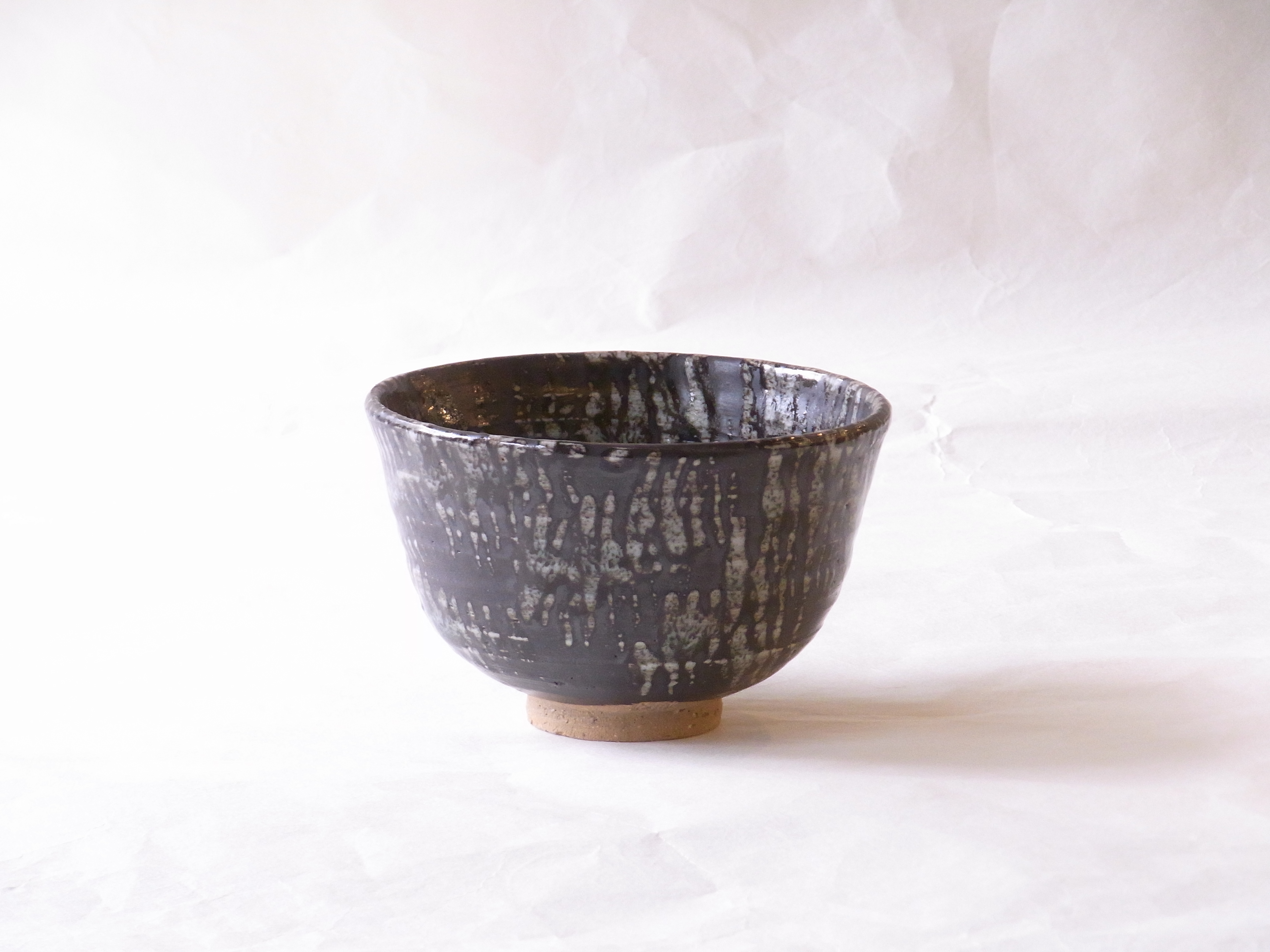 清水焼 正文 作 黒 抹茶碗 | 小林漆陶 映える器ギャラリー 岐阜市| 日本一の漆陶器 茶道具の品揃えと在庫 | 漆器 陶器 茶華道具